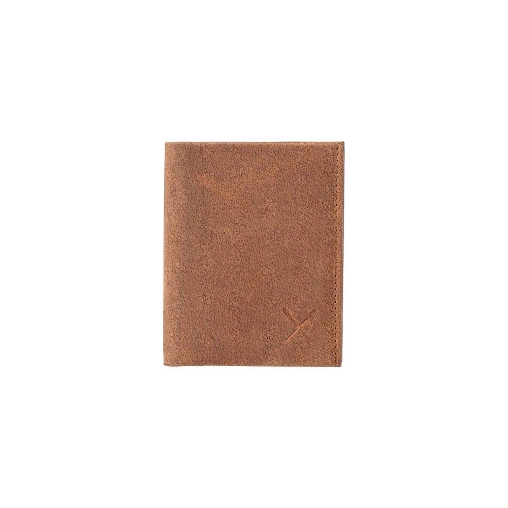 Men's leather wallet in oily brown color with RFID protection - Image 5