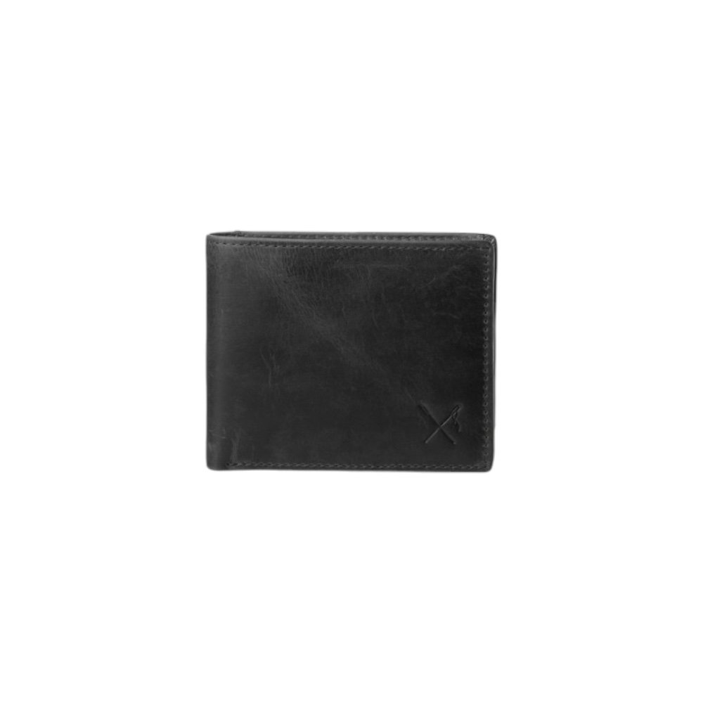 Men’s leather wallet in burgundy with RFID protection - Image 4